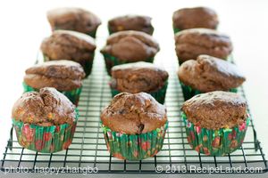 Double Chocolate Banana Muffins (Healthier Version)