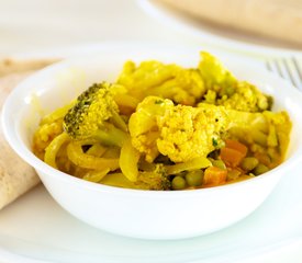 Steamed Vegetable Curry with Sauce