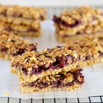 Applesauce Oatmeal Whole Wheat Jam Bars