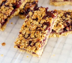 Applesauce Oatmeal Whole Wheat Jam Bars