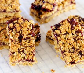 Applesauce Oatmeal Whole Wheat Jam Bars