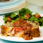 Veggie Meatloaf with Checca Sauce