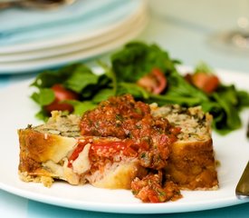 Veggie Meatloaf with Checca Sauce