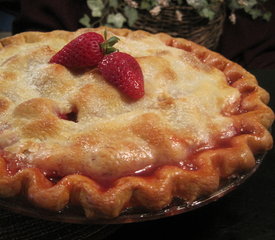 Easy Covered Strawberry Pie