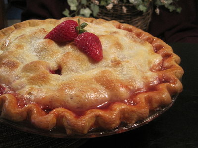 Easy Covered Strawberry Pie