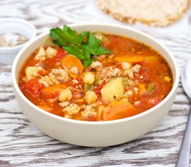 Crockpot Italian Sausage Vegetable Soup