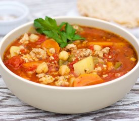 Crockpot Italian Sausage Vegetable Soup