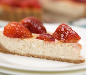 Low Fat Strawberry Cheesecake