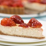 Low Fat Strawberry Cheesecake