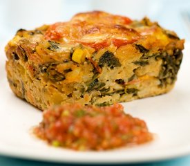 Veggie Meatloaf with Checca Sauce