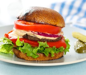 Homemade Black Bean Veggie Burgers 