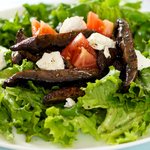 Grilled Portobello Salad with Goat Cheese