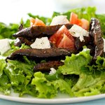 Grilled Portobello Salad with Goat Cheese