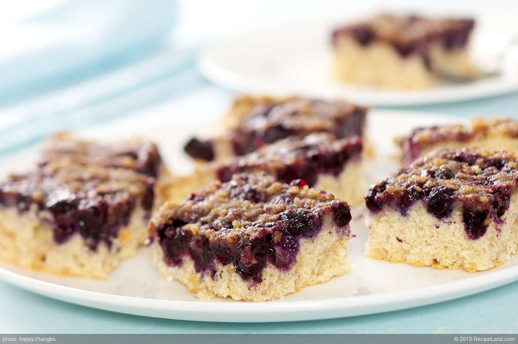 Blueberry Crunch Coffee Cake (Healthier Version) recipe