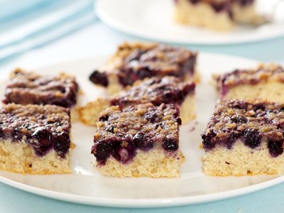 Blueberry Crunch Coffee Cake (Healthier Version)