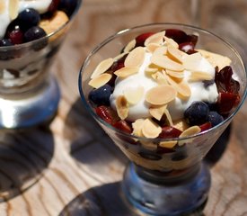 Blueberry and Cherry Trifles-Individual