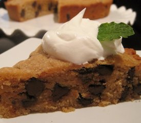 Peanut Butter and Chocolate Chip Cookie Cake