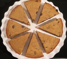 Peanut Butter and Chocolate Chip Cookie Cake