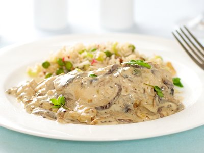 Chicken with Shiitake Mushroom Sauce