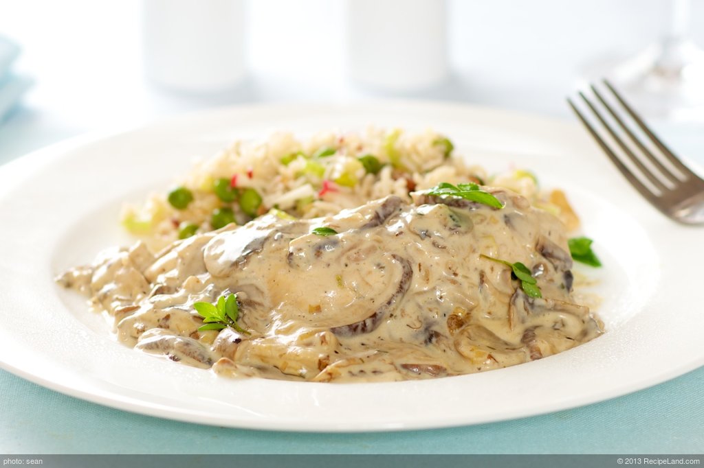 Chicken with Shiitake Mushroom Sauce