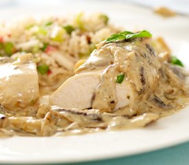 Chicken with Shiitake Mushroom Sauce