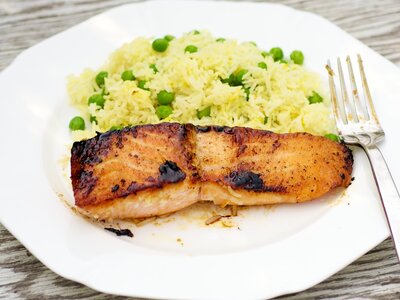 Polynesian Glazed Salmon