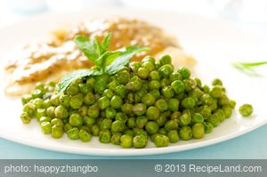 Easy Mint Peas recipe