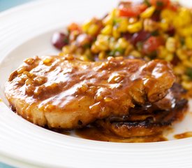 Honey Dijon Glazed Pork Chops