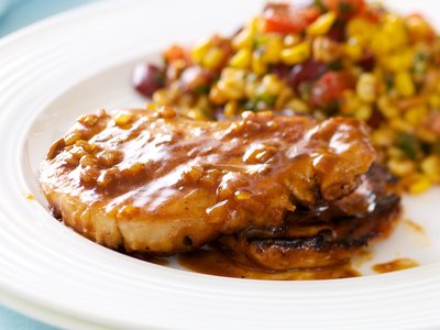 Honey Dijon Glazed Pork Chops