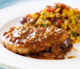 Honey Dijon Glazed Pork Chops