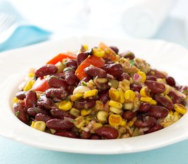 Kidney Bean Salad with Mediterranean Dressing