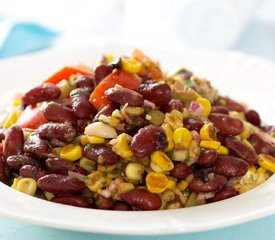 Kidney Bean Salad with Mediterranean Dressing