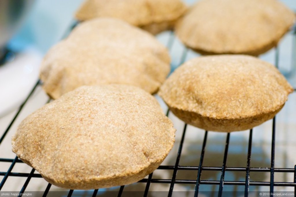 100% Whole Wheat Pita Bread