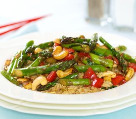 Asparagus Cashew Stir-Fry