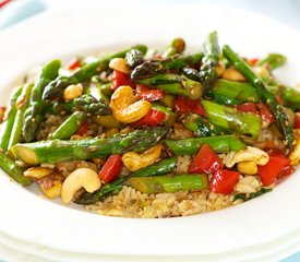 Asparagus Cashew Stir-Fry