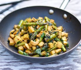 Asian Asparagus and Tofu Stir-Fry 