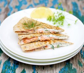 Smoked Salmon Quesadillas