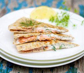 Smoked Salmon Quesadillas