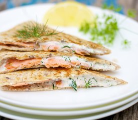 Smoked Salmon Quesadillas