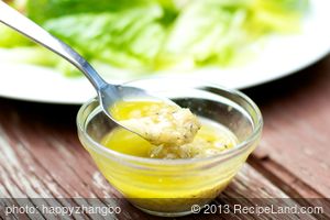 Sauteed Garlic Salad Dressing