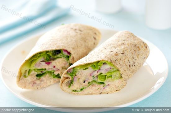 Chunky Tuna Salad Roll-Ups Recipe