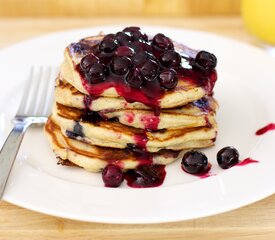 Blueberry Sour Cream Pancakes