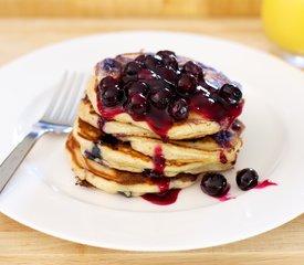 Blueberry Sour Cream Pancakes