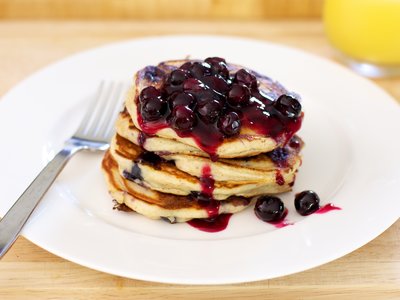 Blueberry Sour Cream Pancakes