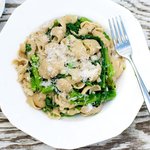 Broccoli Rabe (Rapini) and Pasta with White Bean and Anchovy Sauce