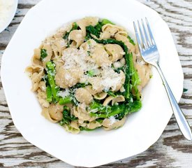 Broccoli Rabe (Rapini) and Pasta with White Bean and Anchovy Sauce