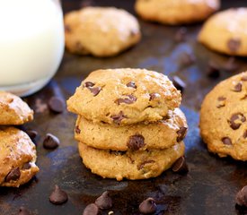 Chewy Peanut Butter Chocolate Chip Cookies