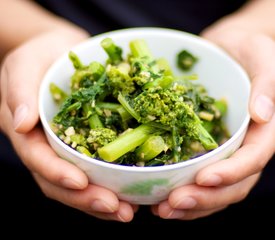 Garlicky - Soy Rapini (Broccoli Rabe)