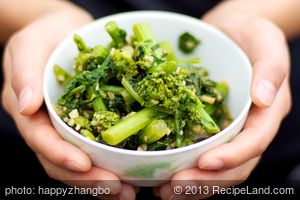 Garlicky - Soy Rapini (Broccoli Rabe)