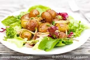 Charred New Potato and Fennel Salad